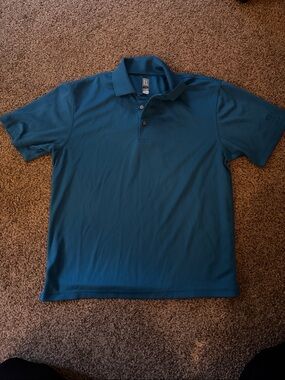 PGA Tour Men’s Teal Short Sleeve Polo Shirt
